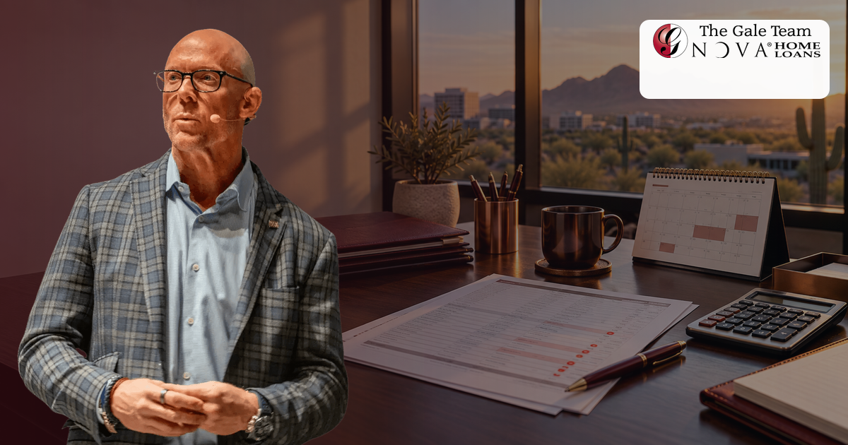 Greg Gale reviewing overdraft activity in an Arizona bank-statement mortgage file